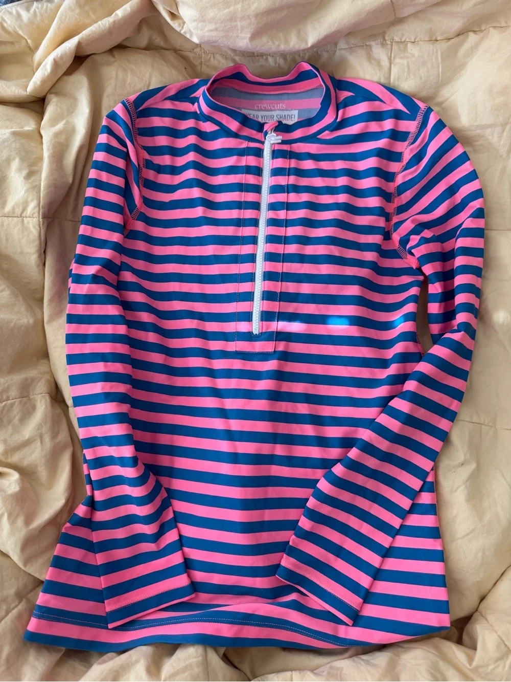 crewcuts swim top size 12